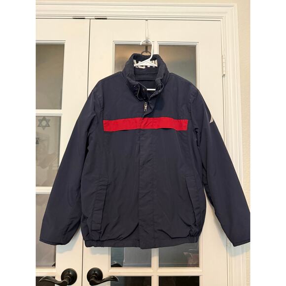 Men’s Vintage Reversible Nautica Coat Navy & red size Medium - Picture 1 of 13